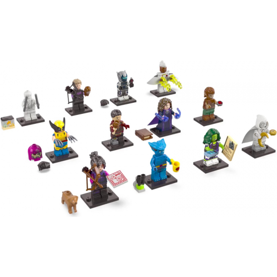 LEGO MINIFIGS Marvel Studios 2 (Complete Series of 12 Complete Minifigure Sets) 2023